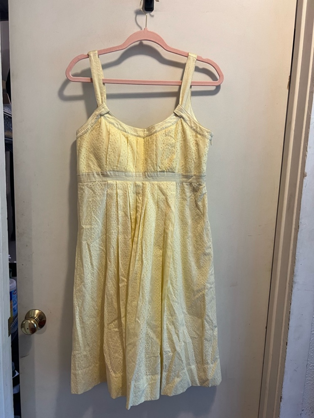 90’s Style Yellow Calvin Klein Dress